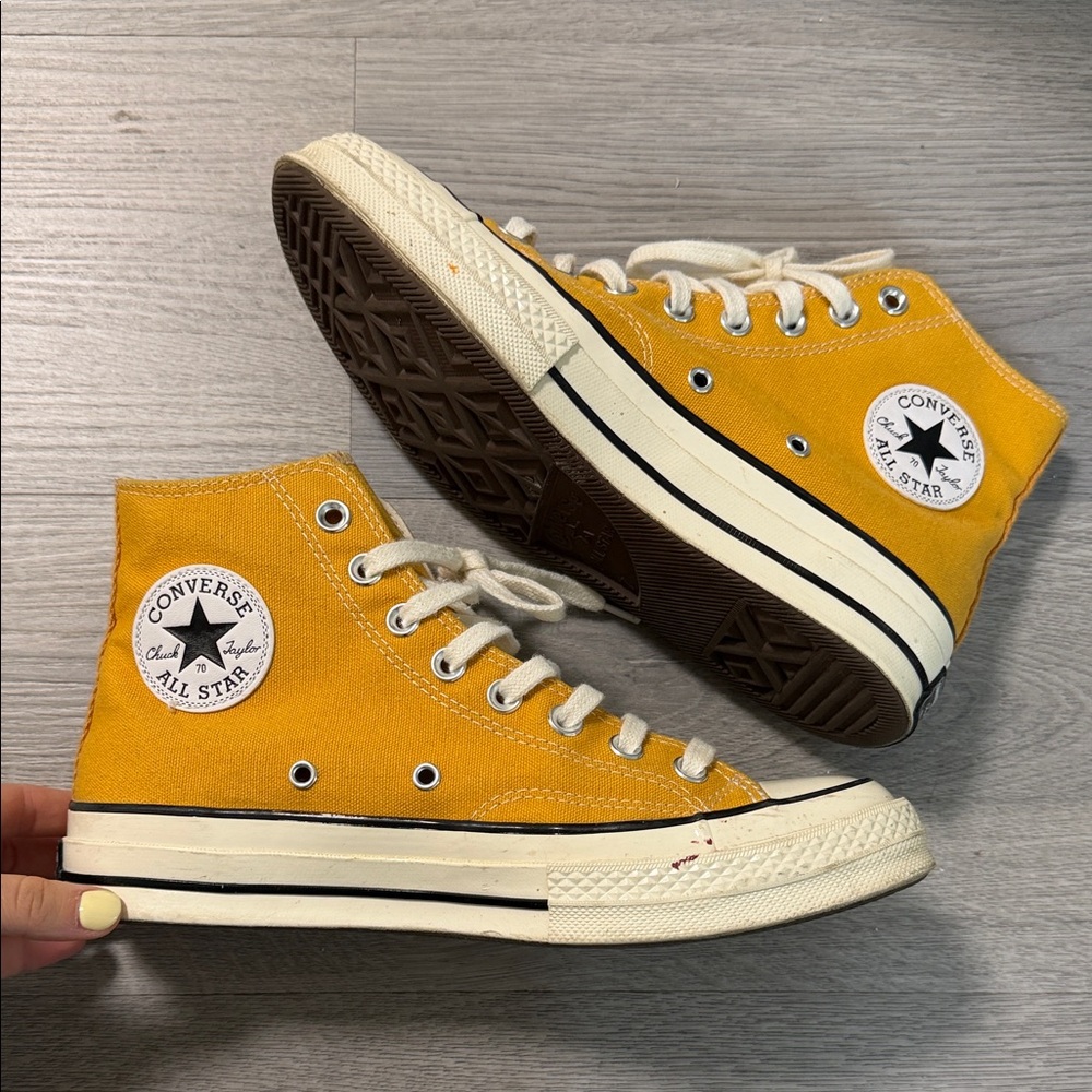 Converse All Star Mustard High-Tops